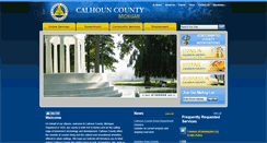 Desktop Screenshot of calhouncountymi.gov