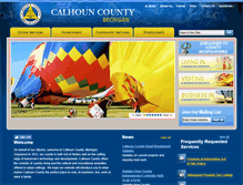 Tablet Screenshot of calhouncountymi.gov